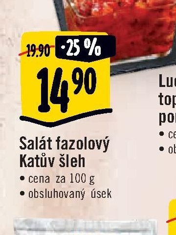 Salát fazolový Katův šleh
