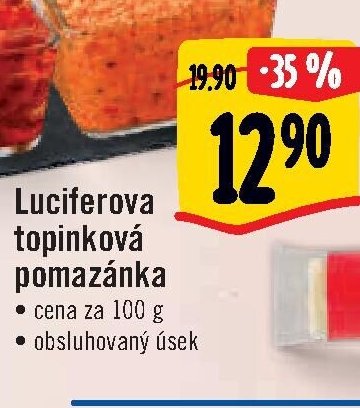 Luciferova topinková pomazánka