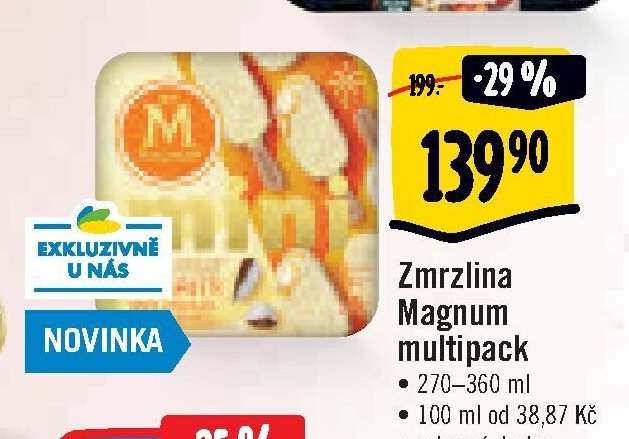 Zmrzlina Magnum multipack