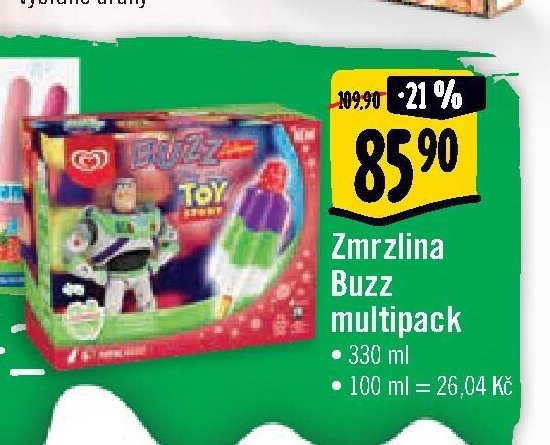 Zmrzlina Buzz multipack