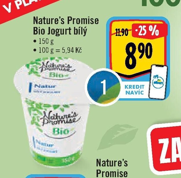 Nature's Promise Bio Jogurt bílý