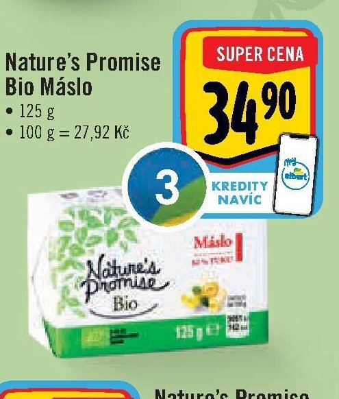 Nature's Promise Bio Máslo