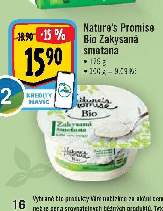 Nature's Promise Bio Zakysaná smetana