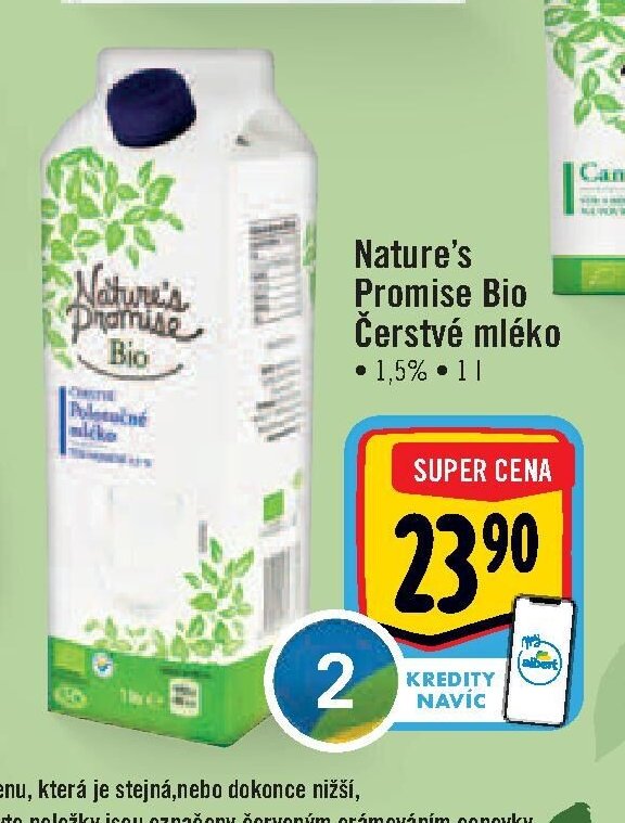 Nature's Promise Bio Čerstvé mléko