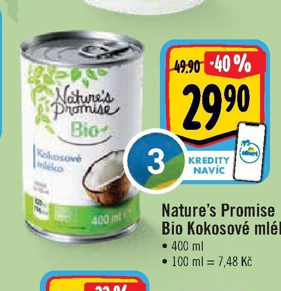 Nature's Promise Bio Kokosové mléko
