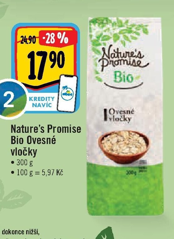 Nature's Promise Bio Ovesné vločky