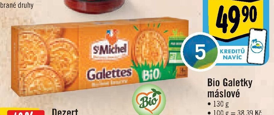 Bio Galetky máslové