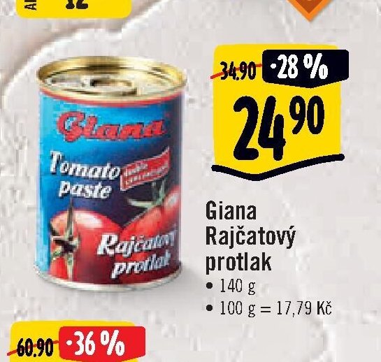 Giana Rajčatový protlak