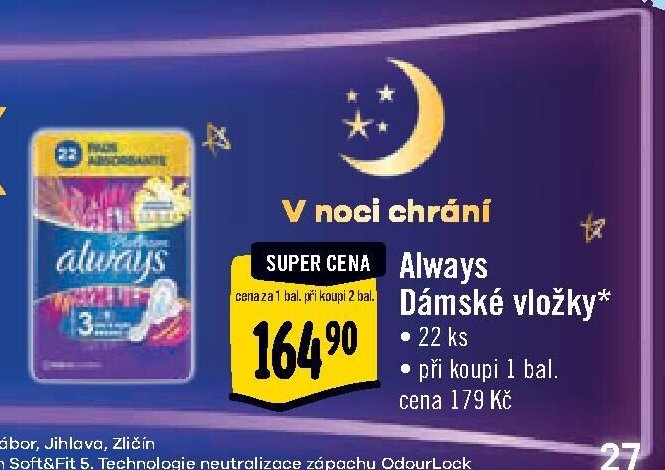 Always Dámské vložky