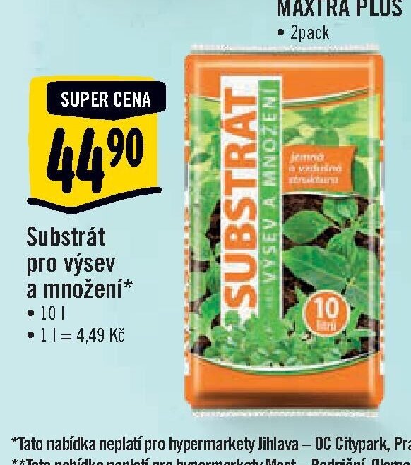 Substrát pro výsev a množení