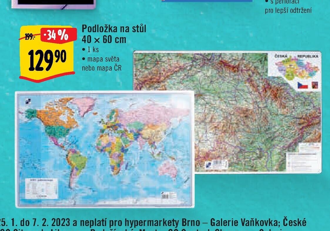 Podložka na stůl 40 x 60 cm