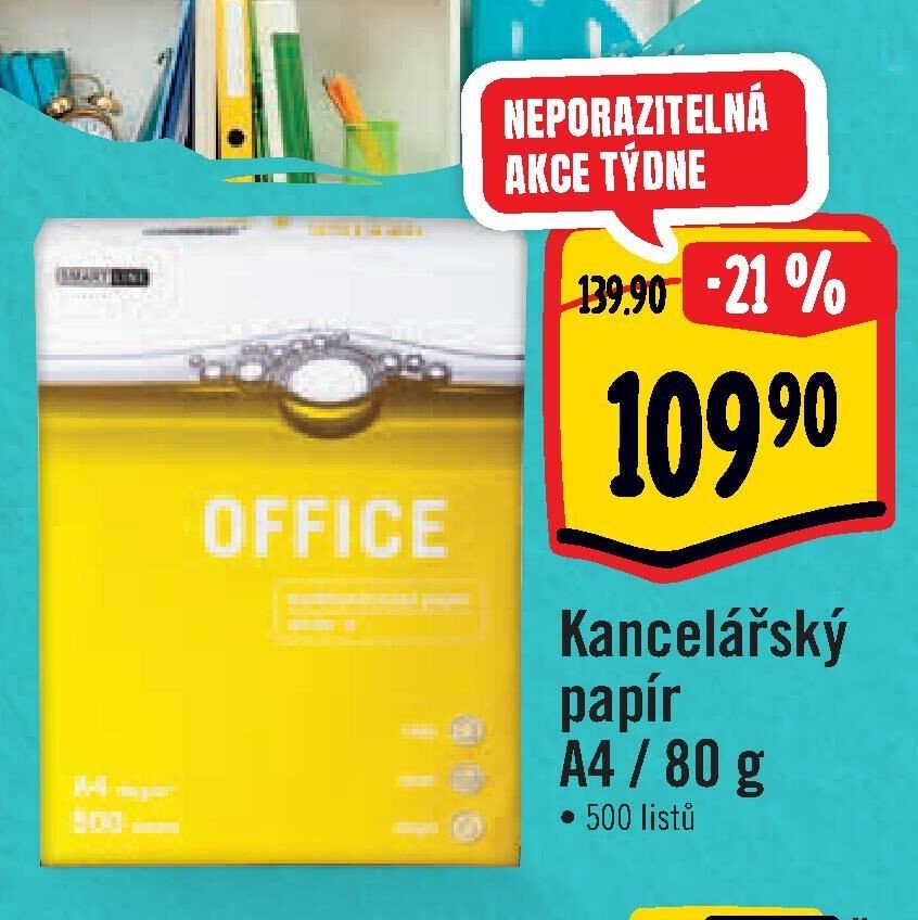 Kancelářský papír A4 / 80 g