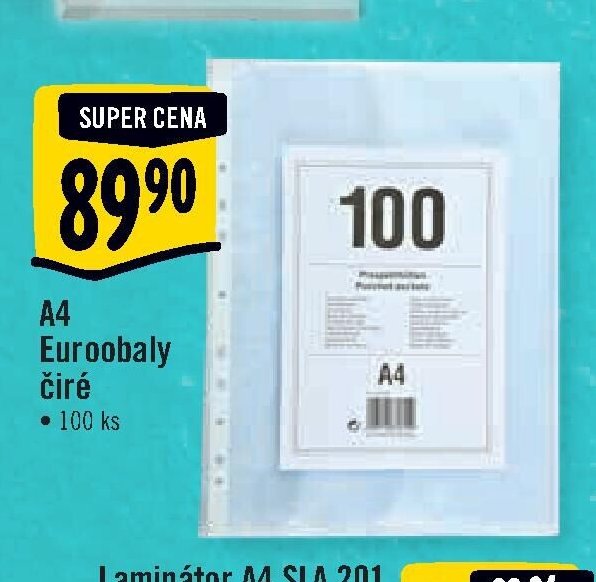 A4 Euroobaly čiré