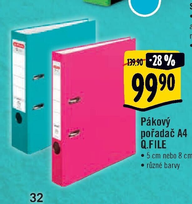 Pákový pořadač A4 Q.FILE