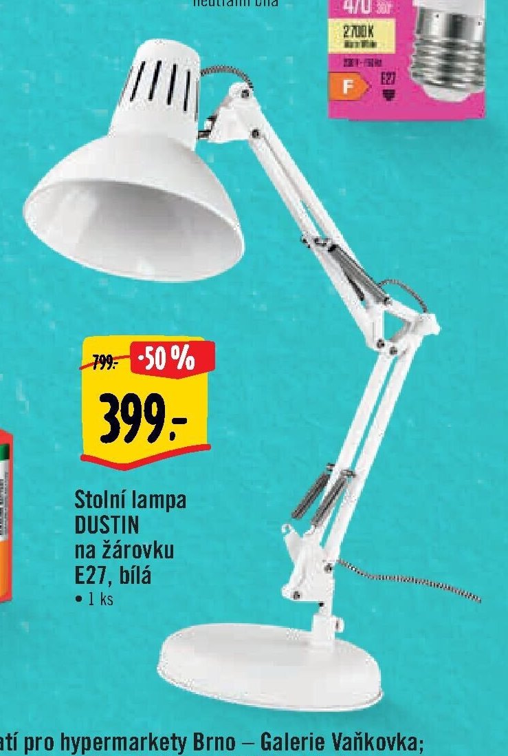 Stolní lampa DUSTIN