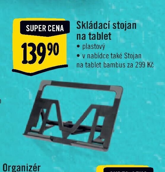 Skládací stojan na tablet