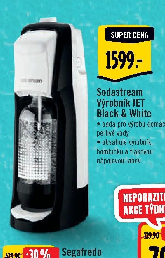 Sodastream Výrobník JET Black & White