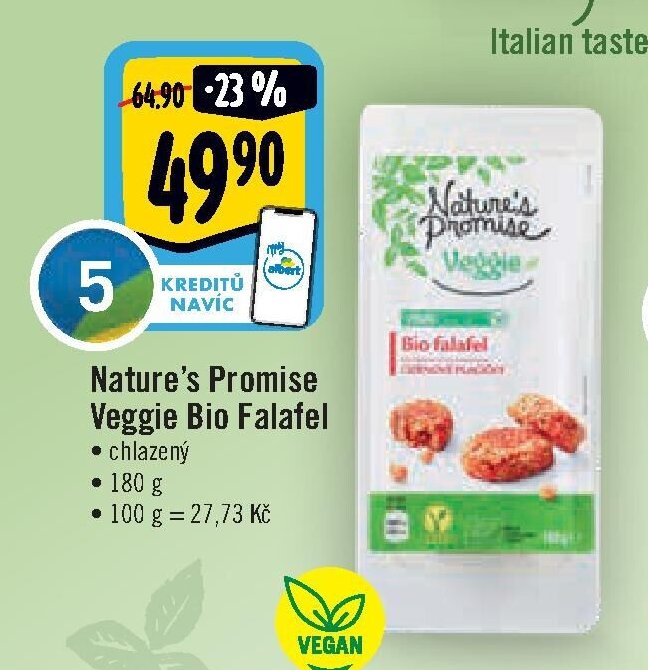 Nature's Promise Veggie Bio Falafel