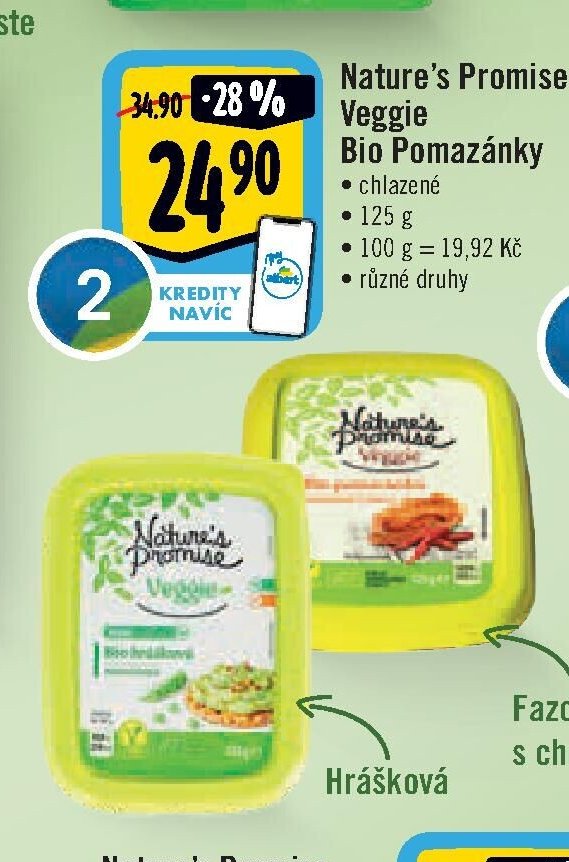 Nature's Promise Veggie Bio Pomazánky