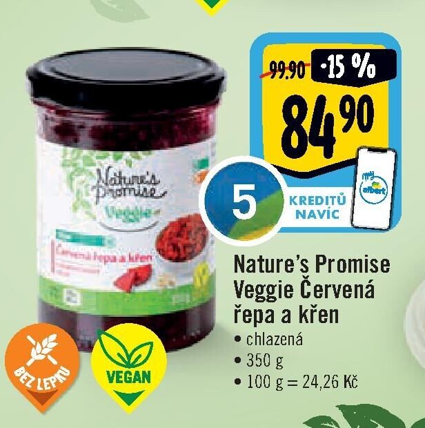 Nature's Promise Veggie Červená řepa a křen