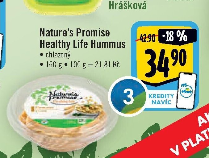 Nature's Promise Healthy Life Hummus