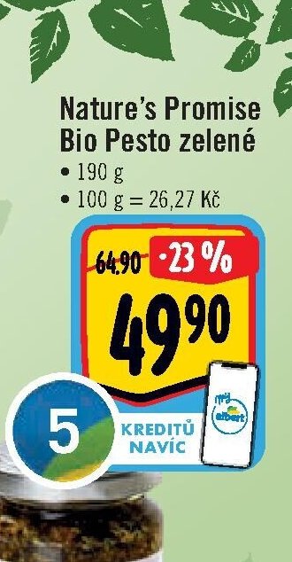 Nature's Promise Bio Pesto zelené