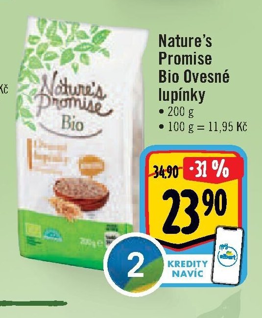 Nature's Promise Bio Ovesné lupínky