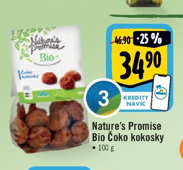Nature's Promise Bio Čoko kokosky