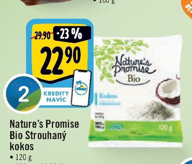 Nature's Promise Bio Strouhaný kokos
