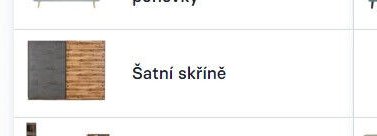 Šatní skříně