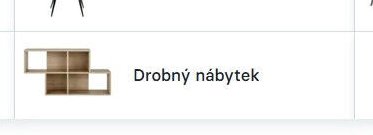Drobný nábytek