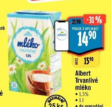 Albert Trvanlivé mléko