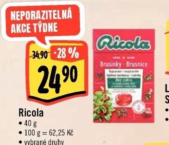 Bylinné bonbony Ricola