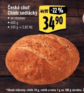 Chléb sedlácký Česká chuť