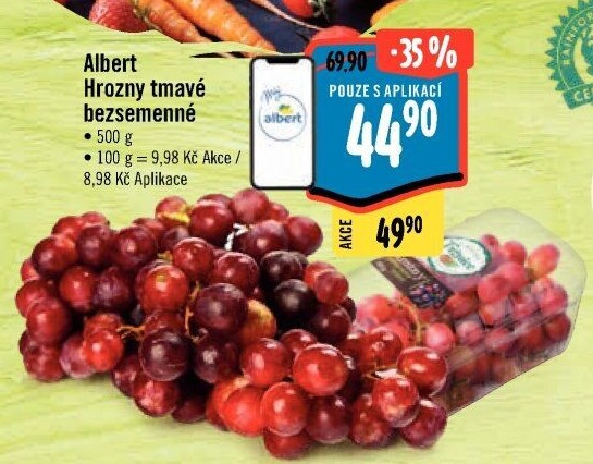 Hrozny tmavé bezsemenné Albert