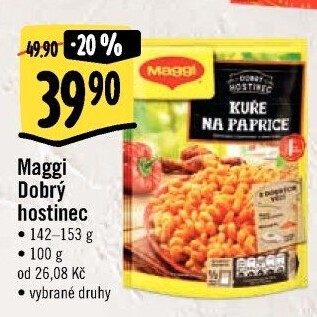 Jídla instantní Dobrý hostinec Maggi