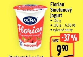 Jogurt smetanový Florian Olma