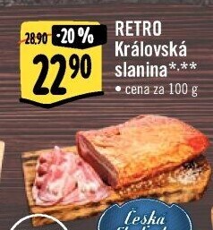 Královská slanina Albert Retro
