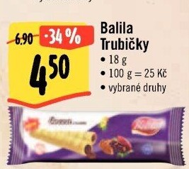 Kukuřičné trubičky bez lepku Balila