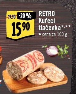 Kuřecí tlačenka Retro Albert