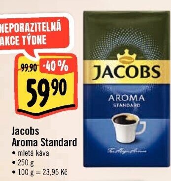 Mletá káva Jacobs Aroma Standard