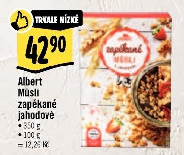 Müsli zapékané Albert
