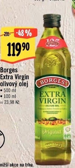 Olivový olej extra panenský Borges