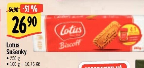 Sušenky Biscoff Lotus