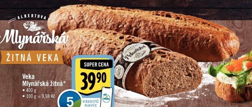 Veka Mlynářská žitná Albert