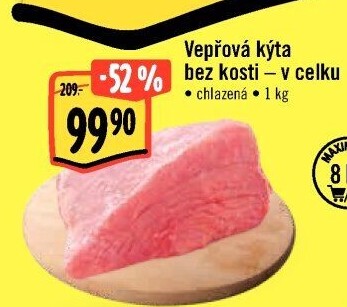 Vepřová kýta bez kosti