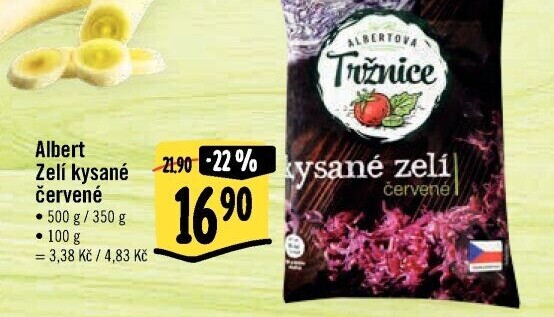 Zelí červené kysané Albert
