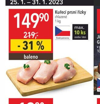 Kuřecí prsní řízky