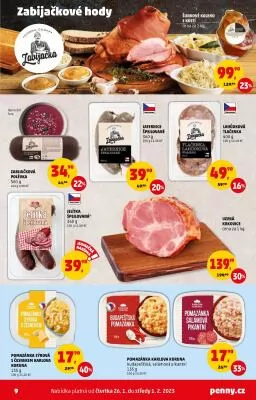 akční leták Penny Market 26.1.2023-1.2.2023
