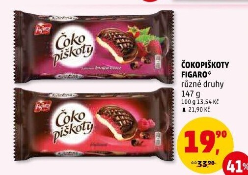 Čokopiškoty Figaro